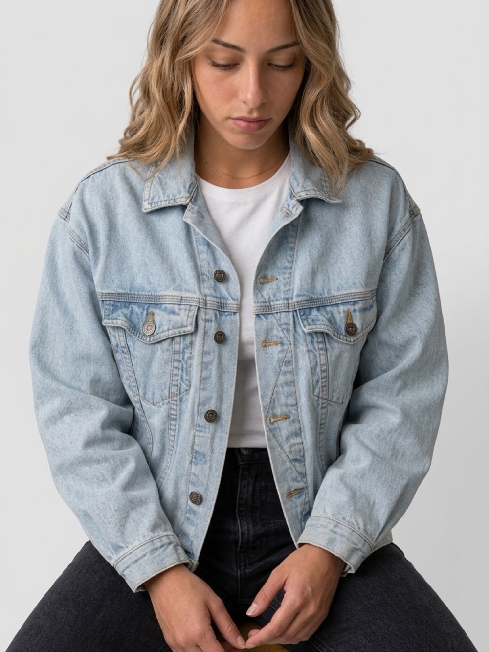 The Limited Light Blue Denim Jacket